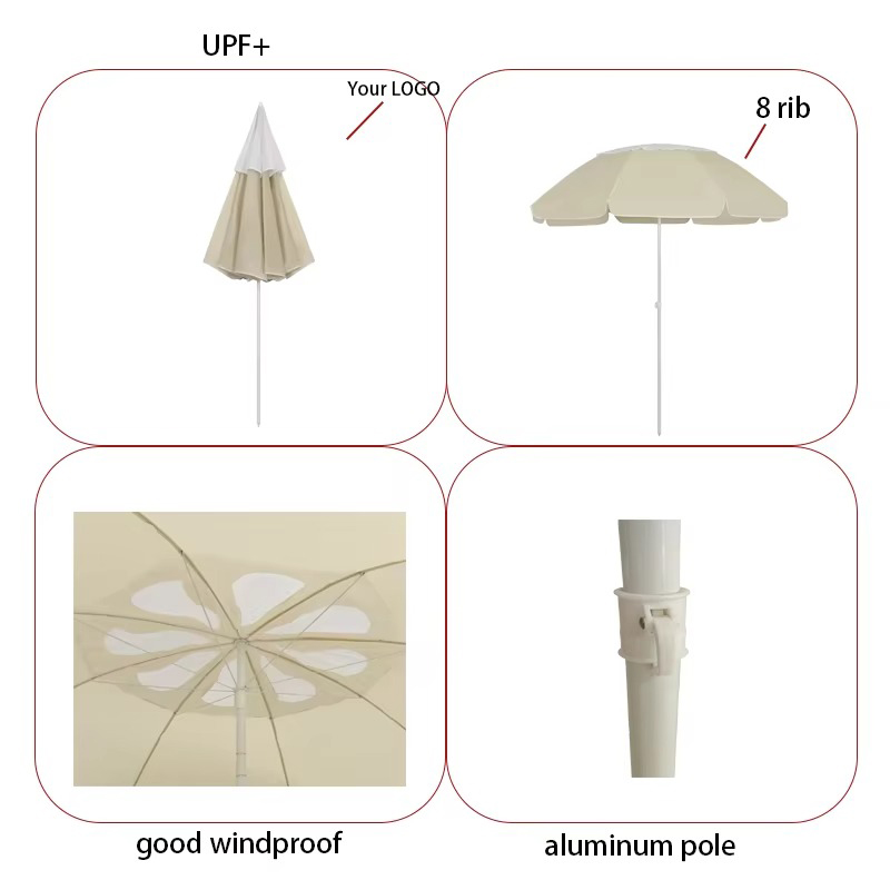 Vil du købe en strandparaply - er den tilgængelig eller kun til leje?